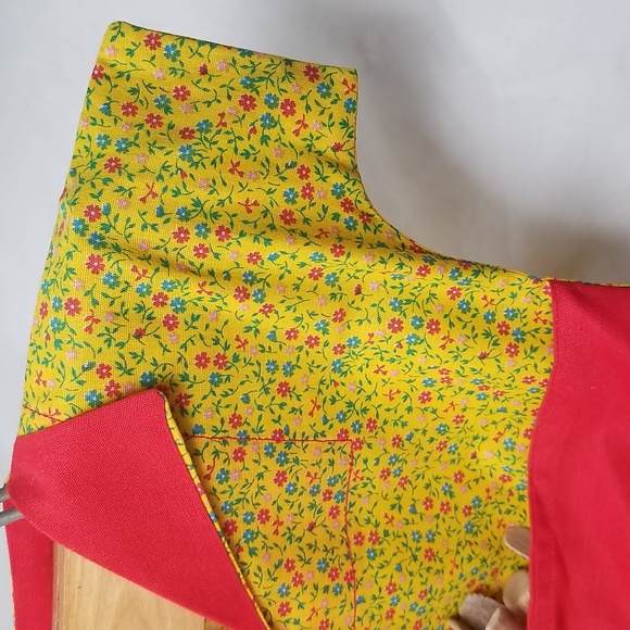 Vintage Clothespin Dress Bag w/ Wooden Clothespins - Picture 11 of 13